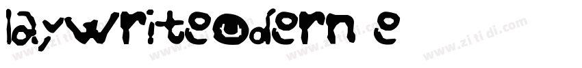 PlaywriteUSModern Re字体转换